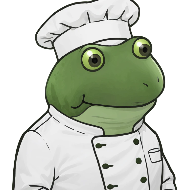 bufo in a chef coat emoji