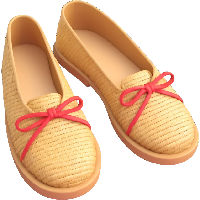 straw shoes emoji