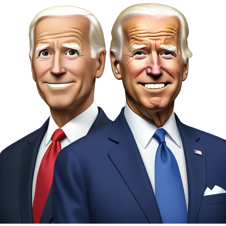 trump and biden emoji