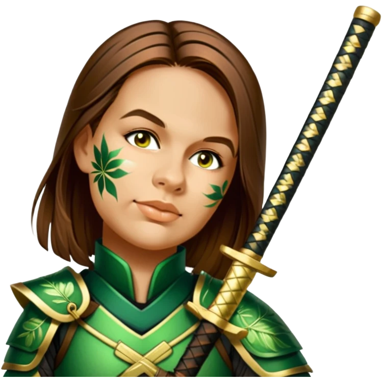 Emerald Samurai emoji