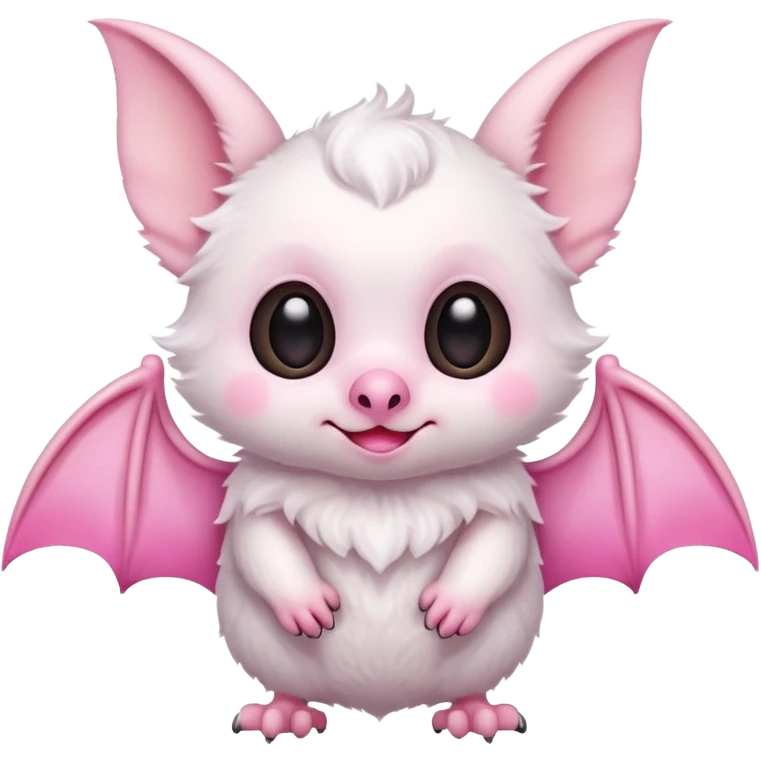 cute white bat emoji
