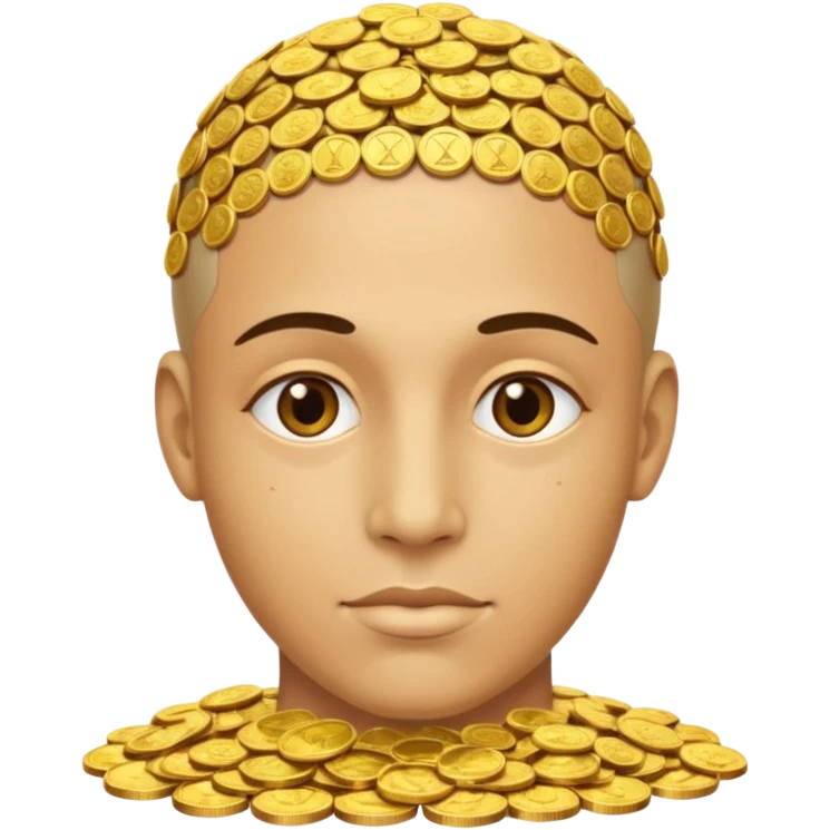 pessoa cabeça de dinheiro  emoji