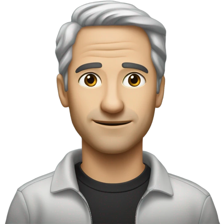 пацан в чёрных очках в чёрных волосах и в чёрной кофте emoji