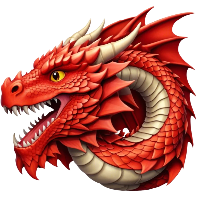 red Dragon Full Body emoji
