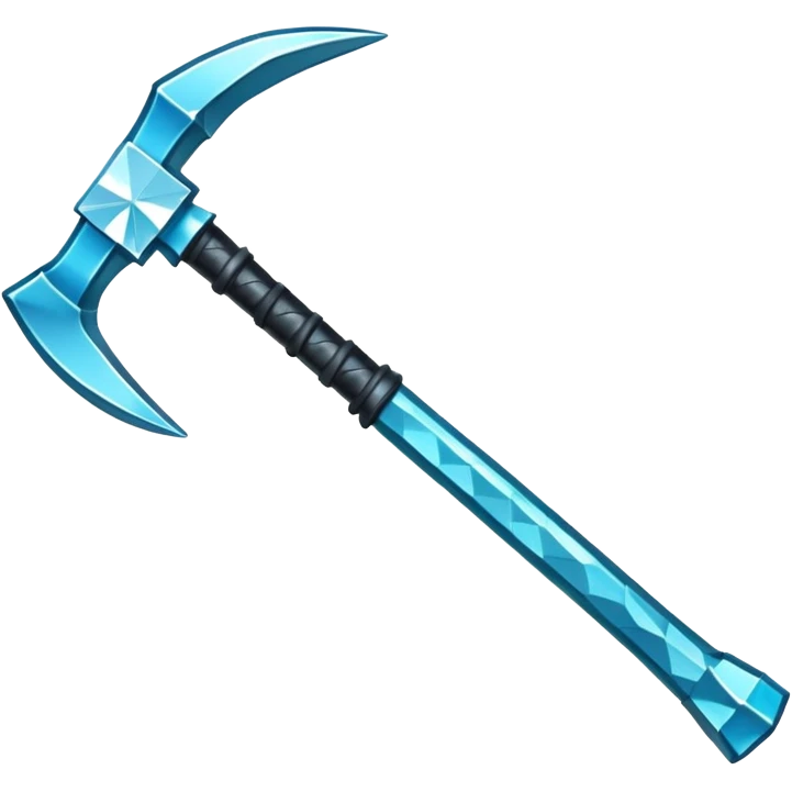 Minecraft diamond pickaxe emoji