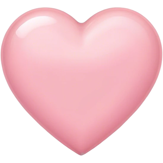 Light pink heart emoji