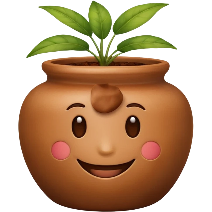 a simple emoji pot emoji