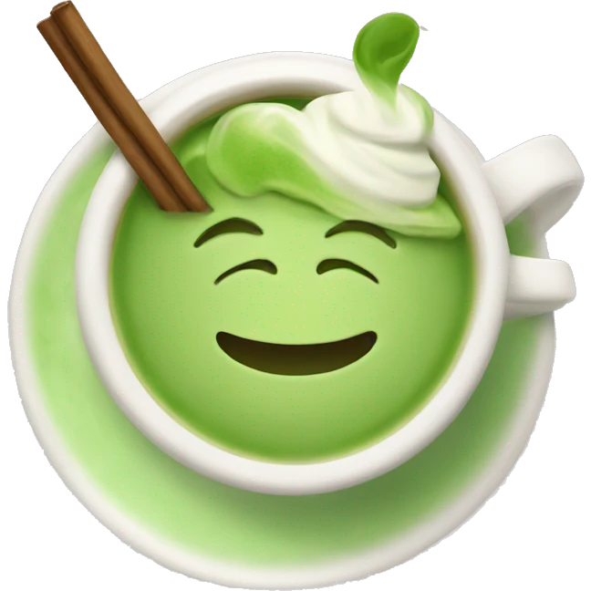 Matcha latte emoji