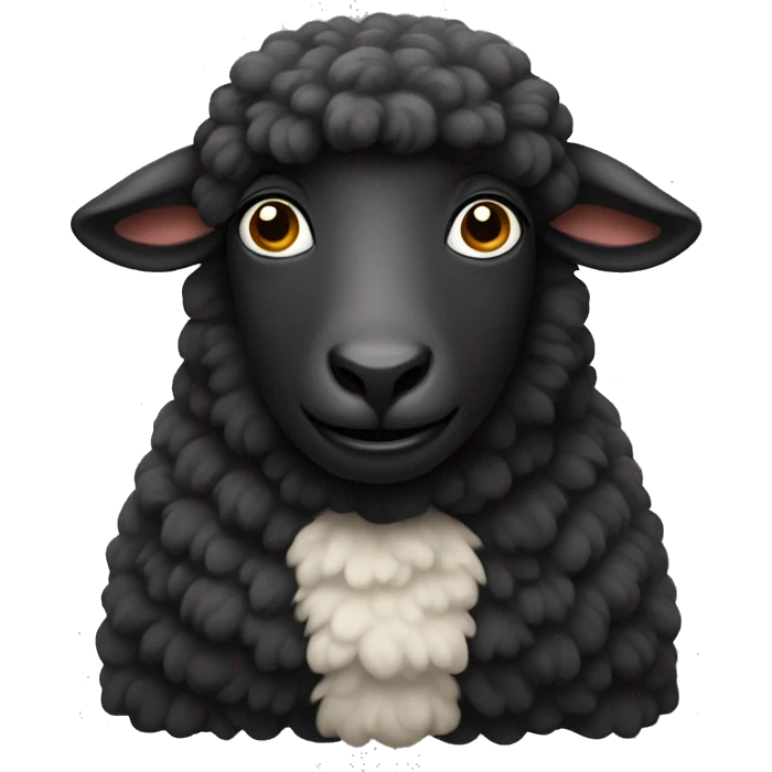 Black sheep emoji