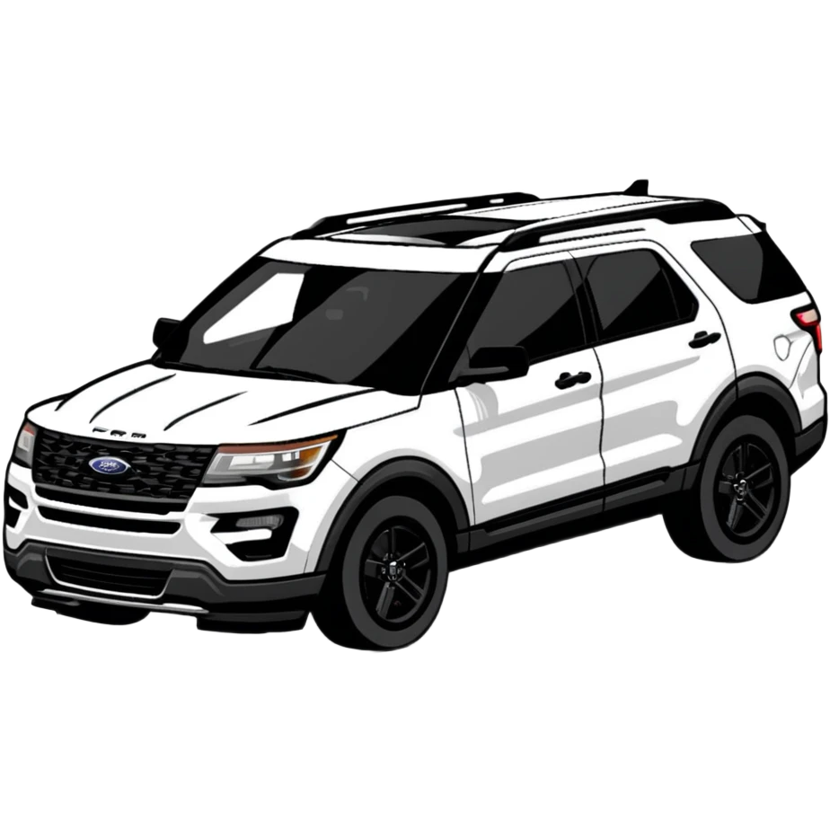 Ford Explorer SUV emoji