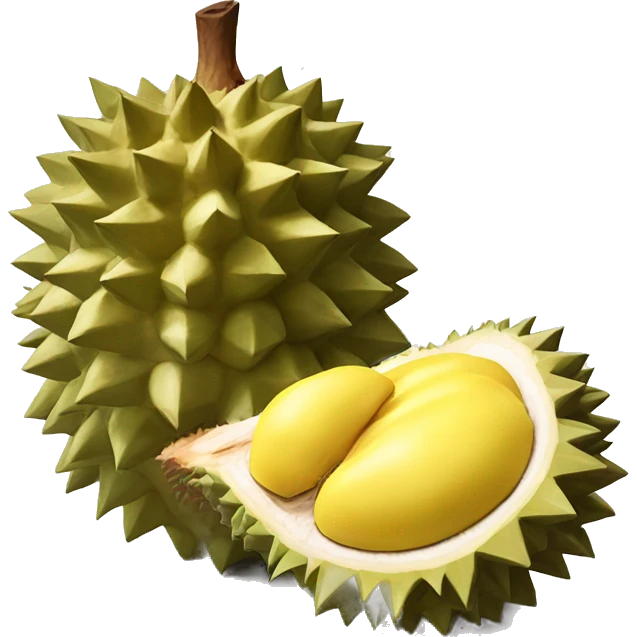 Durian fruit emoji