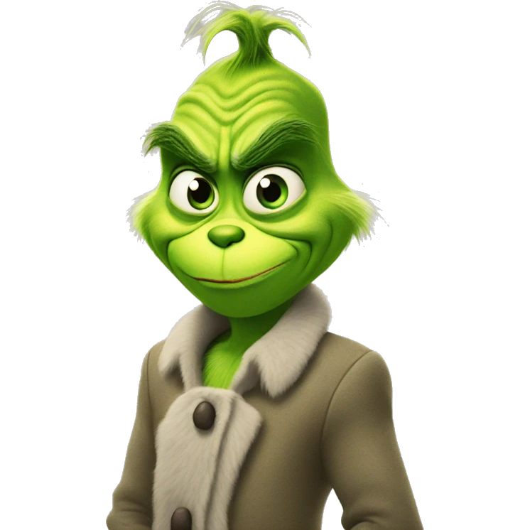 The Grinch + Disgust ( from Inside out ) emoji