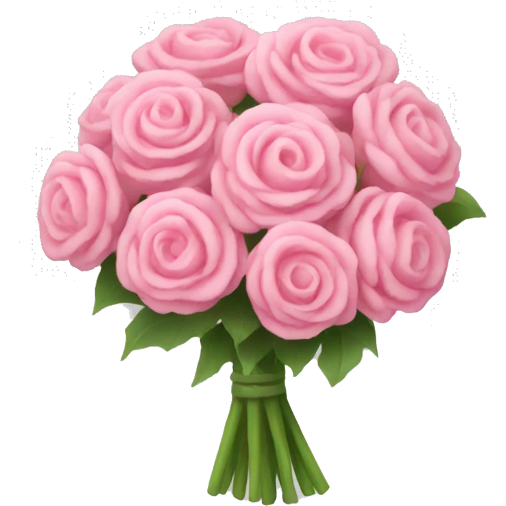 pink bouquet emoji