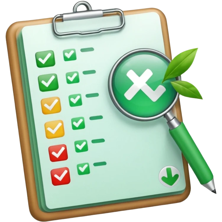 checklist with a plus infront of it emoji