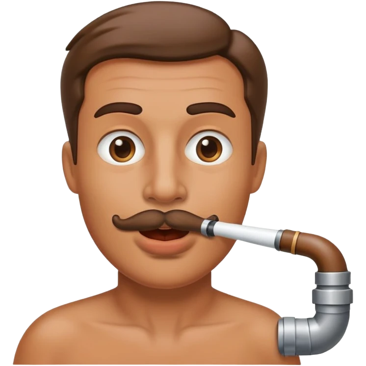 pipe in mouth emoji
