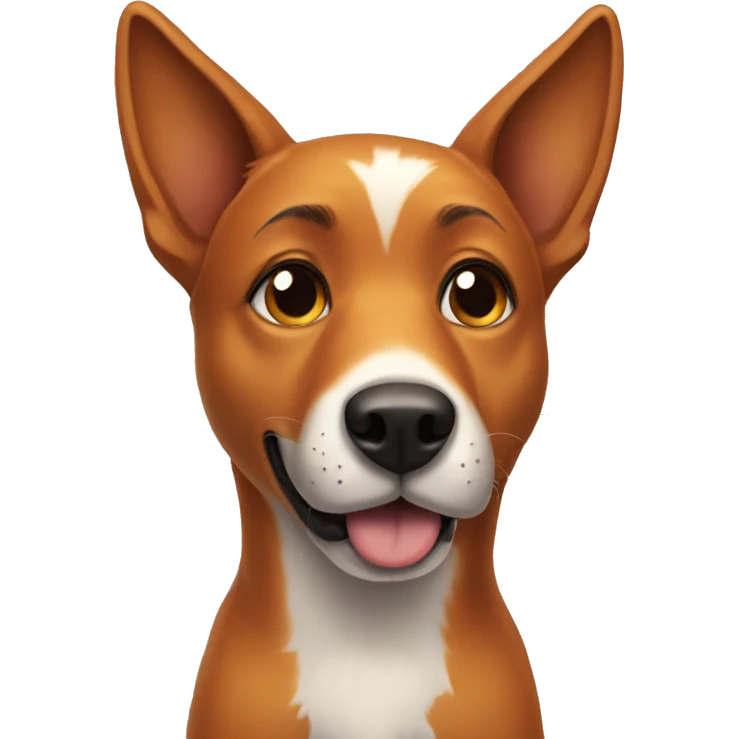 Dog that looks like fox  emoji