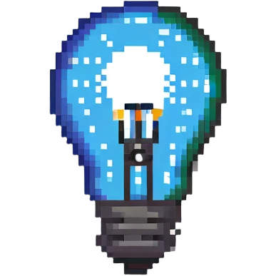 LED light bulb glowing emoji