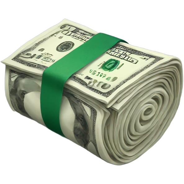 roll of cash emoji