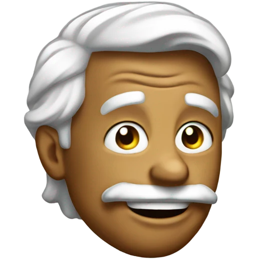 Donald Tramp having fun emoji
