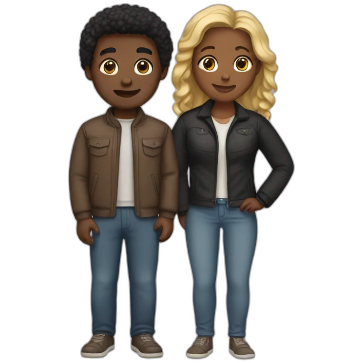 interracial couple  emoji