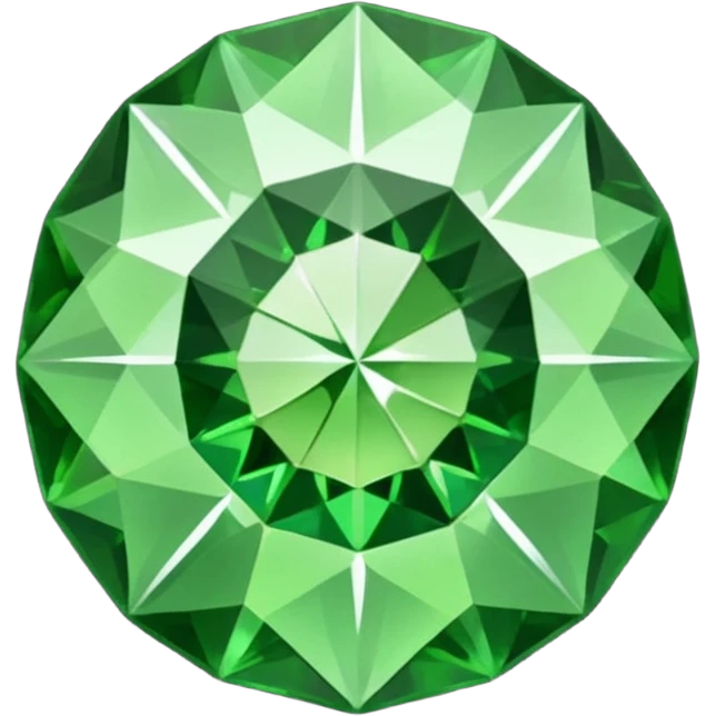 Demantoid Garnet gem emoji