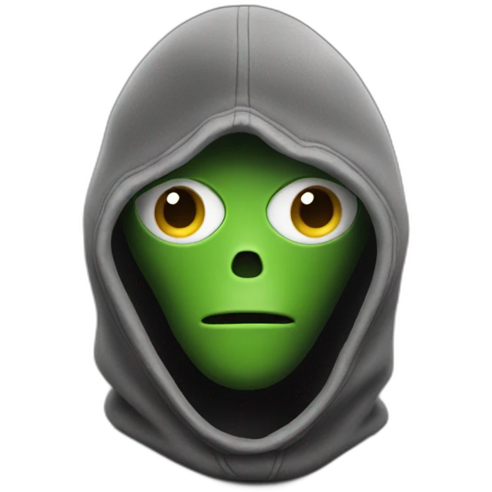 Alien with balaclava emoji