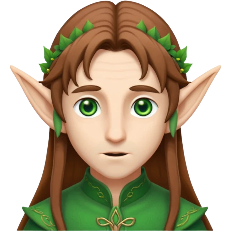 male elf with long ears emoji