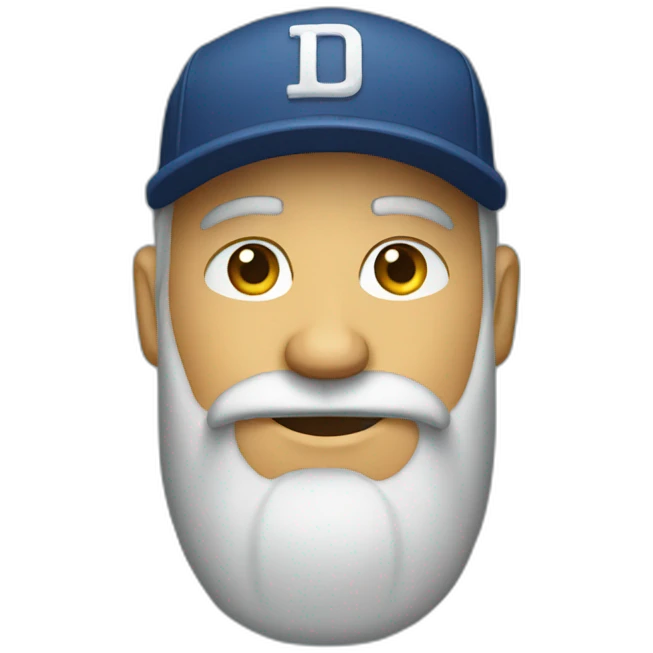 bearded man in cap emoji