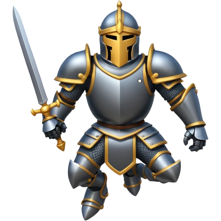 Mega Knight jumping emoji