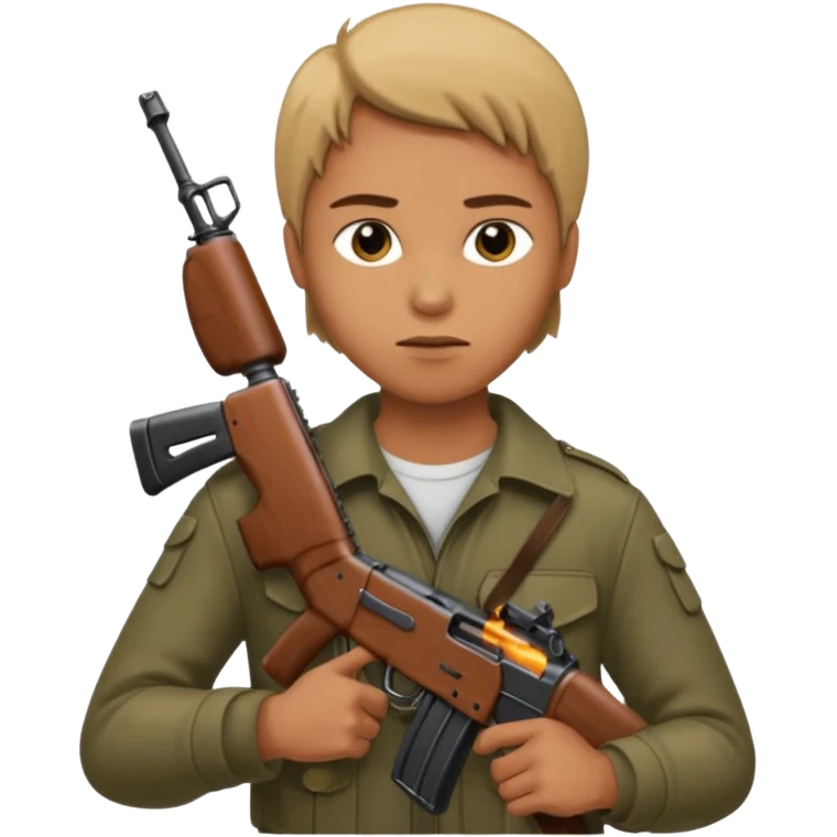 AK47 in heand only  emoji