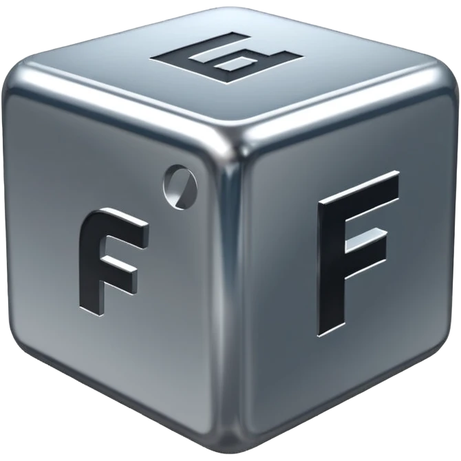 cube with F11# letters on it emoji