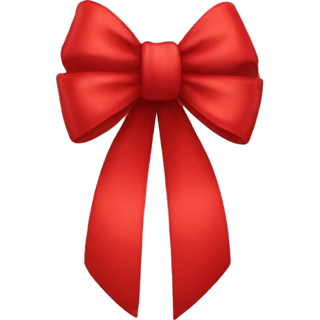 red bow emoji
