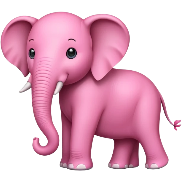Pink elephant  emoji