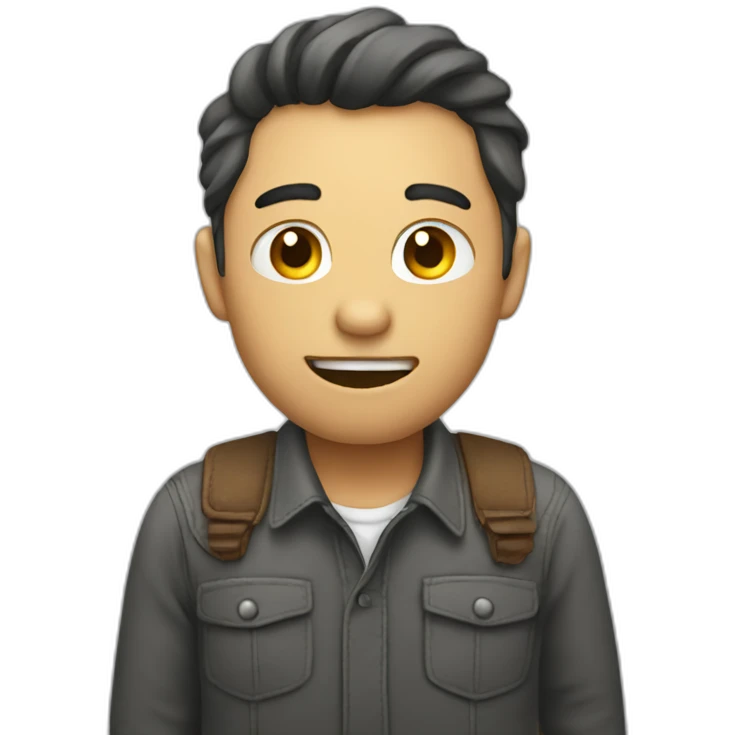 a person who shows that he has nothing in his pockets emoji