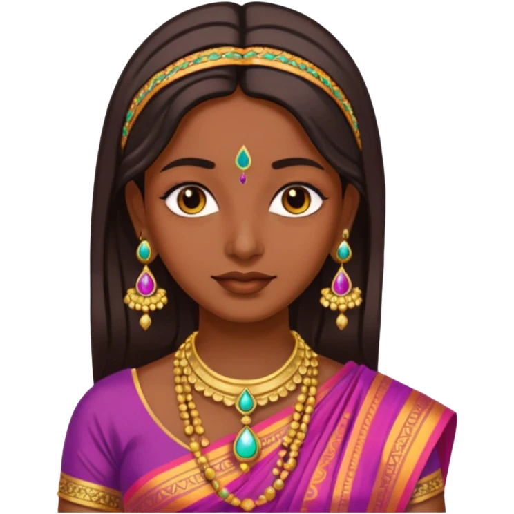 i need an indian in a sari emoji