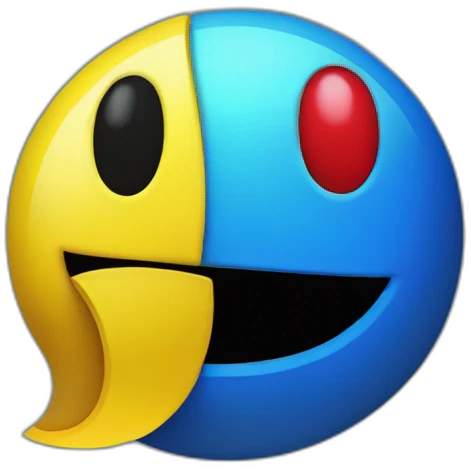 drunk Pac-Man  emoji