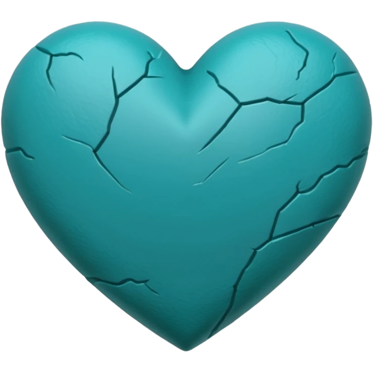 Corazón turquesas oscuro, más oscuro tirando a. Verde un poco mas azulado verdosos emoji