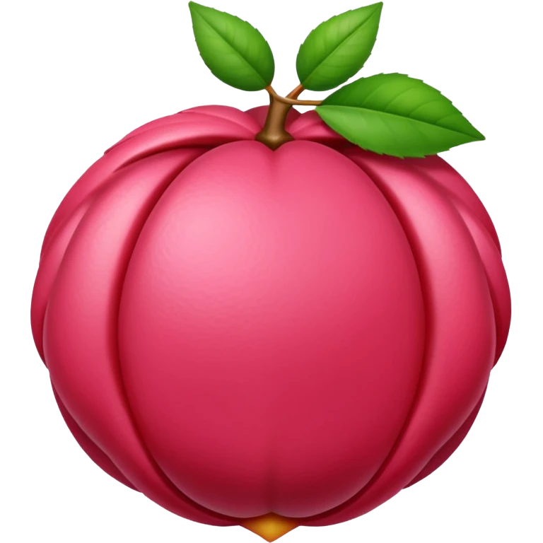 Un litchi en petit emoji