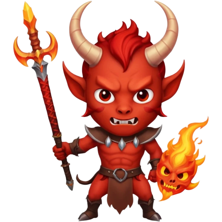 Devil taking over the world emoji