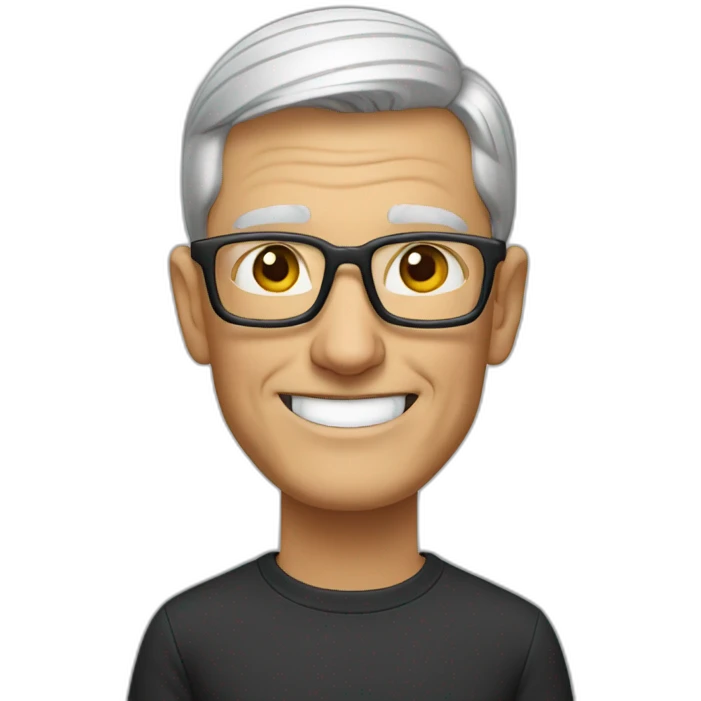 tim cook high emoji