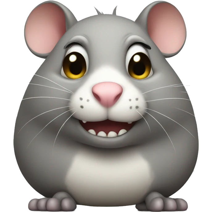 Big ugly fat rat emoji