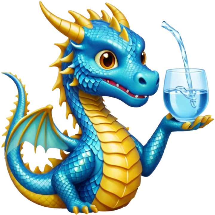 dragon drinking emoji