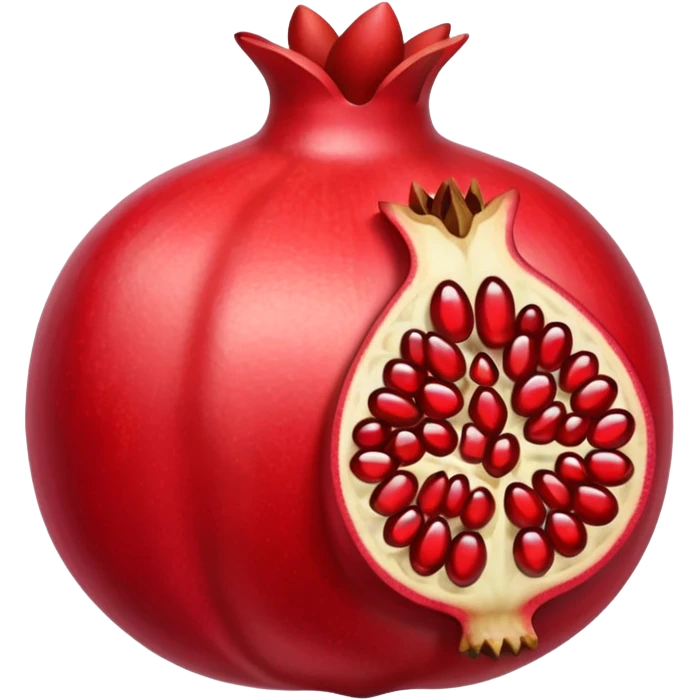 Opened pomegranate  emoji