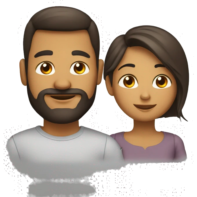 pareja besándose  emoji