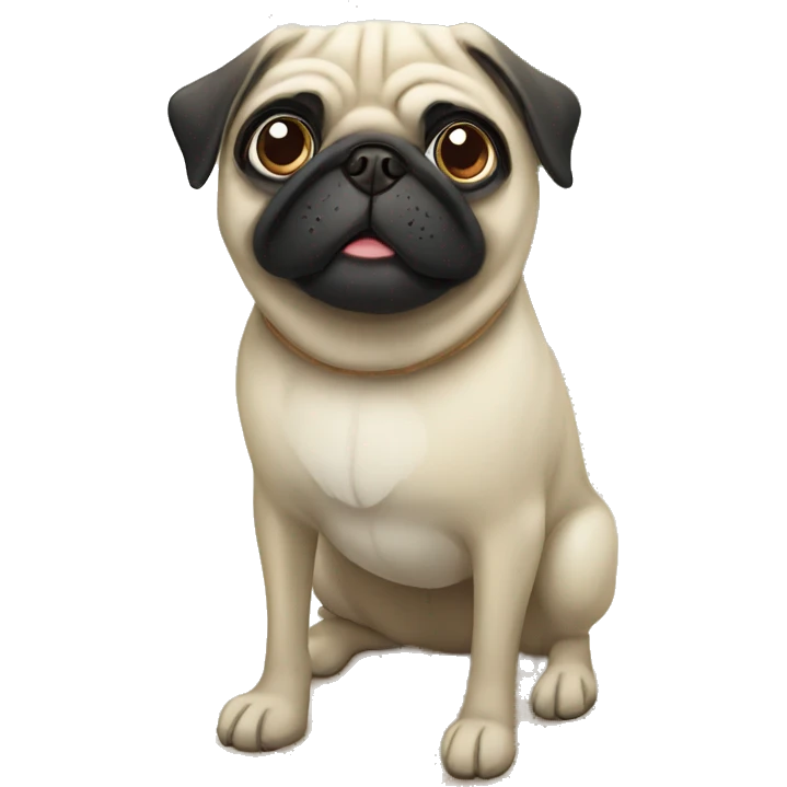 Pug dog emoji