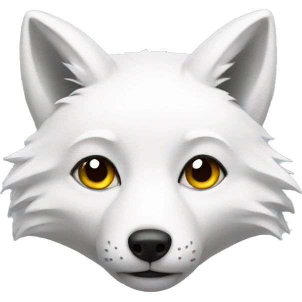 white fox emoji
