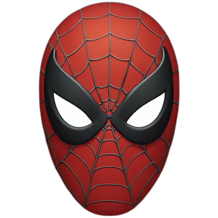 black spider-man miles moralesin mask emoji