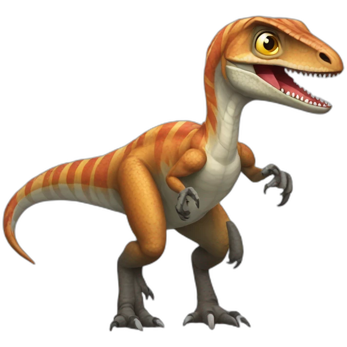 Velociraptor learn math emoji