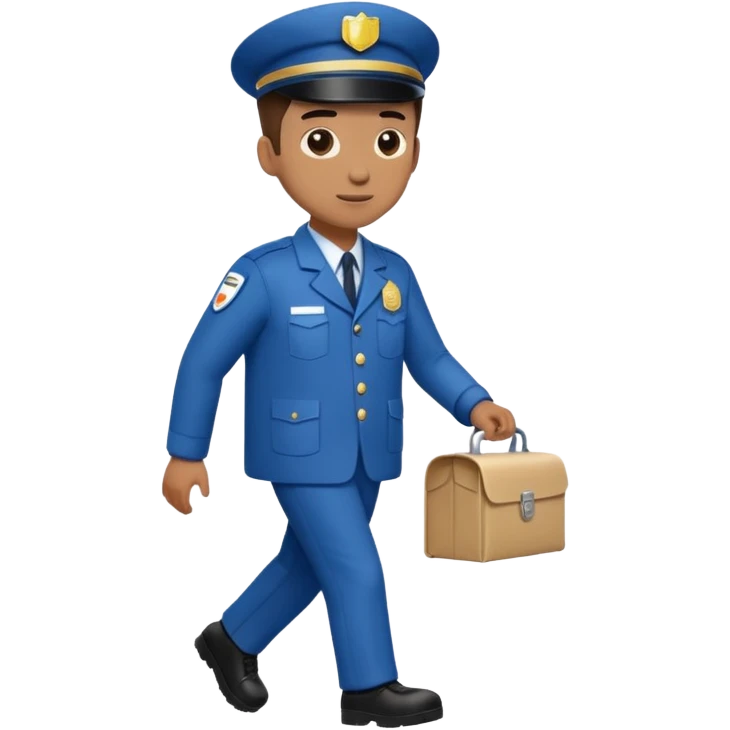 mailman full body walking emoji