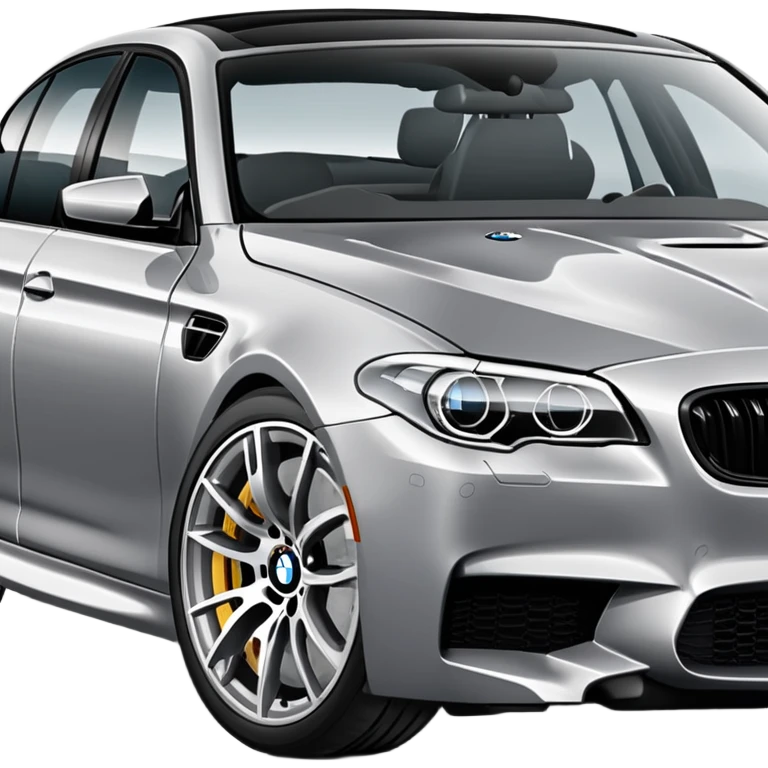 BMW M5 sports sedan emoji